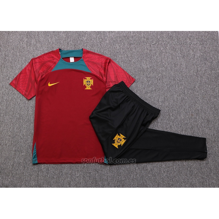 Chandal del Portugal Manga Corta 2022-2023 Rojo